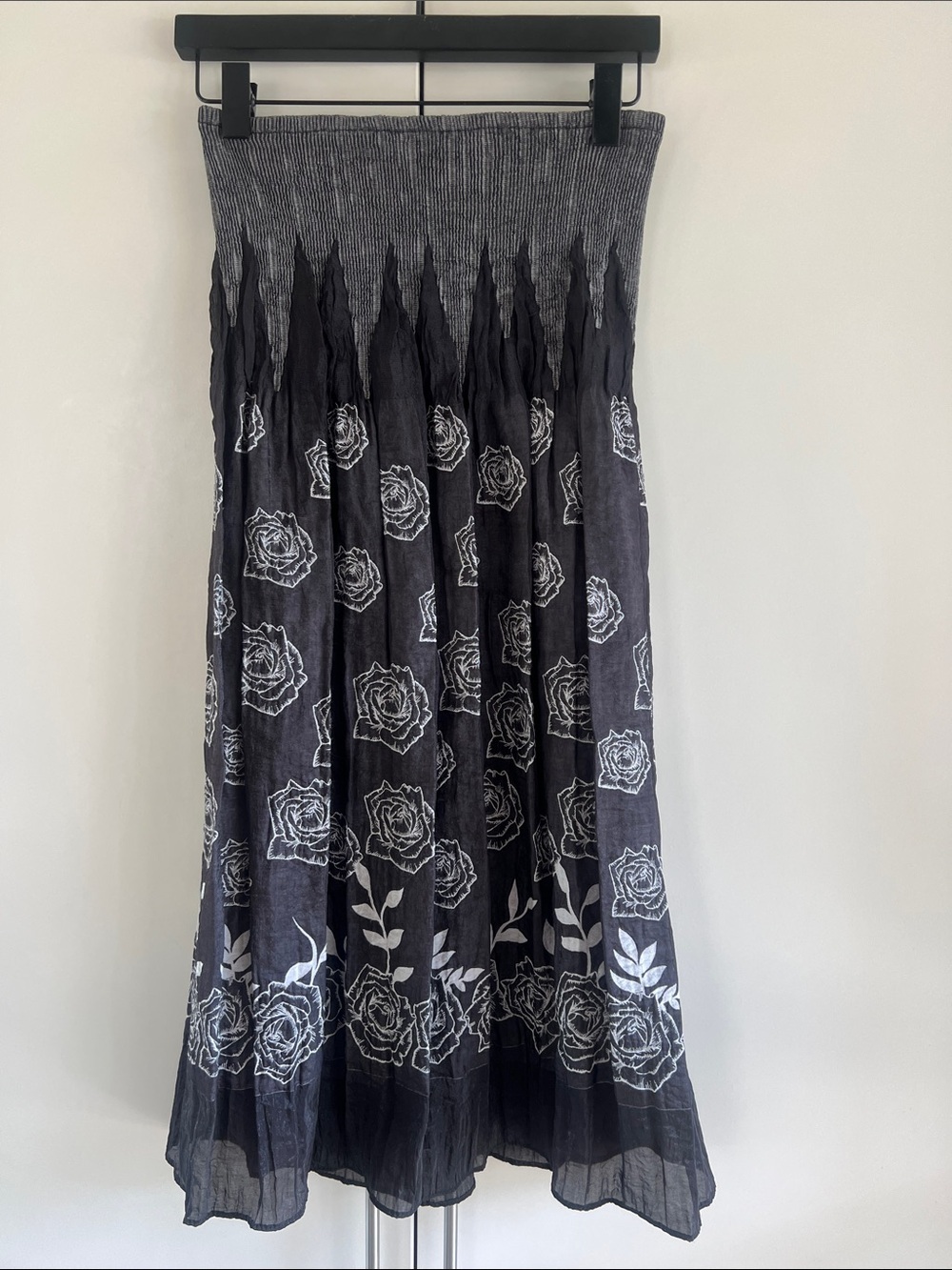 Lapis Strapless Dress Maxi Skirt
